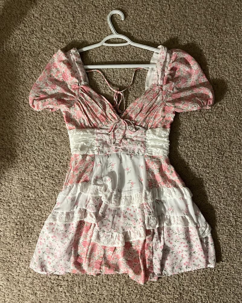 Altar’d State Aderny Floral Mini Dress - Image 1