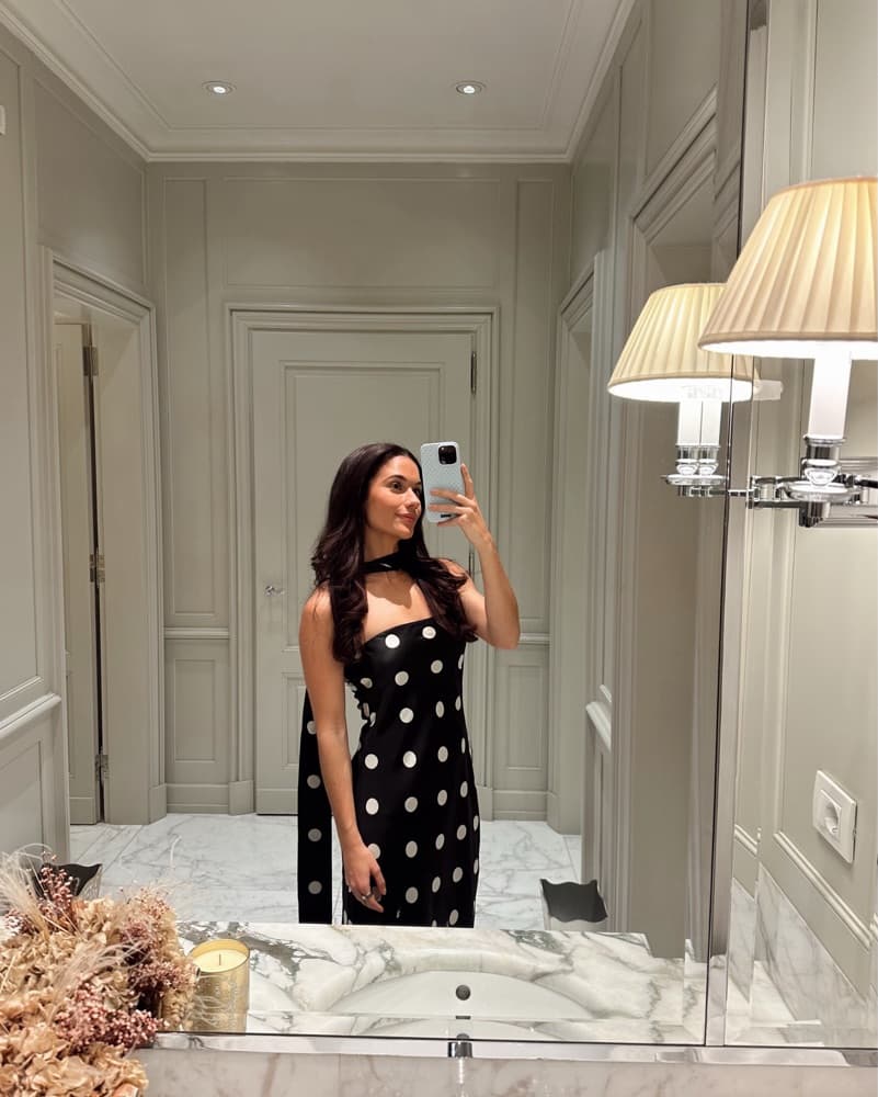 Reformation Polka Dot Dress  - Image 2