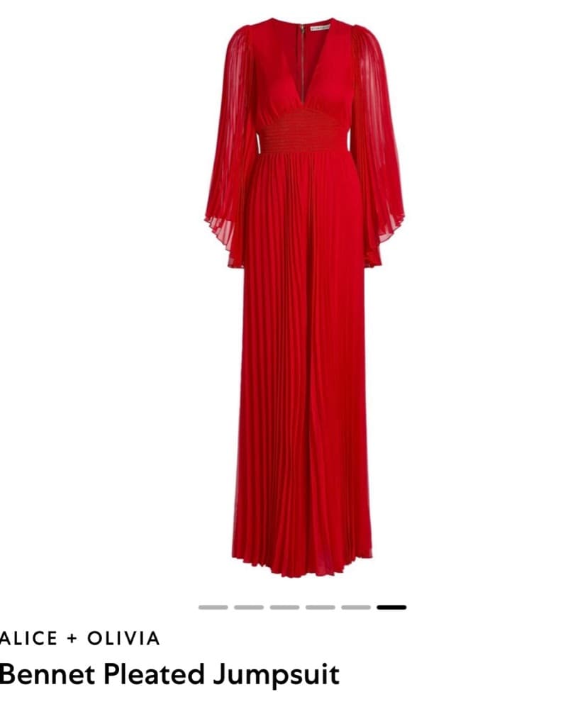 Alice + Olivia Bennett Pleated Jumpsuit  - Image 1