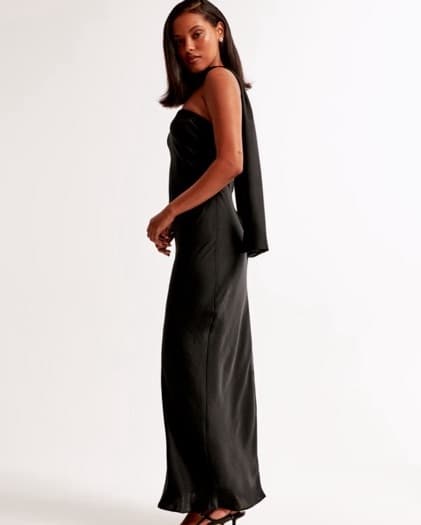 Strapless Scarf Maxi Dress - Image 2