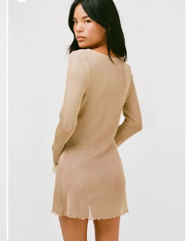 Gold Mini Bella Venice Britain Dress - Image 3