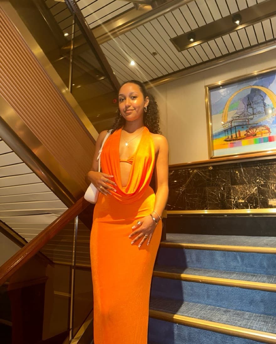 Orange Two Piece Set - Image 3
