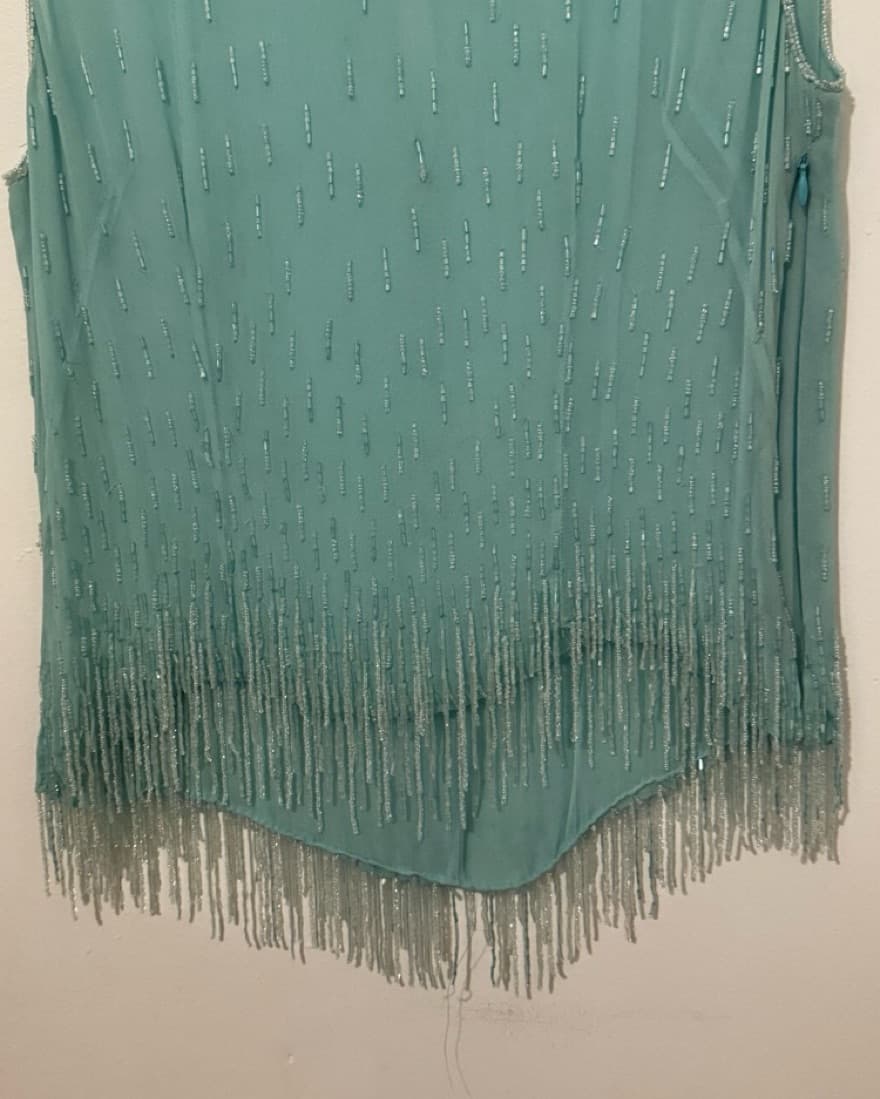 Vintage Beaded sheer top  - Image 2