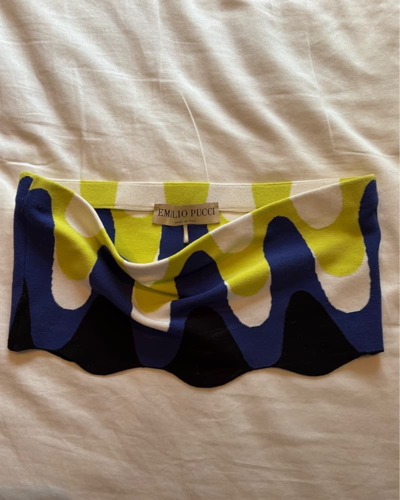 Emilio Pucci Intarsia Knit Bandeau - Image 5