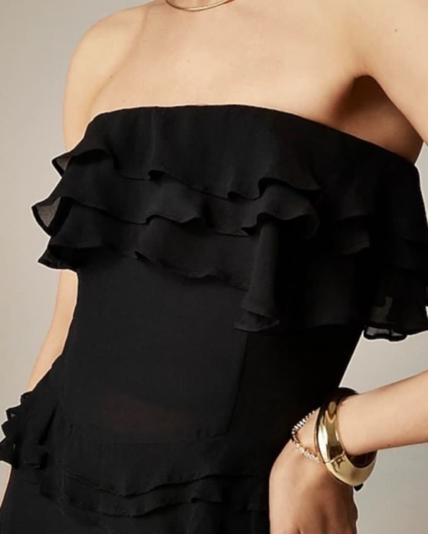 J.Crew Collection Tiered Ruffle Dress - Image 2