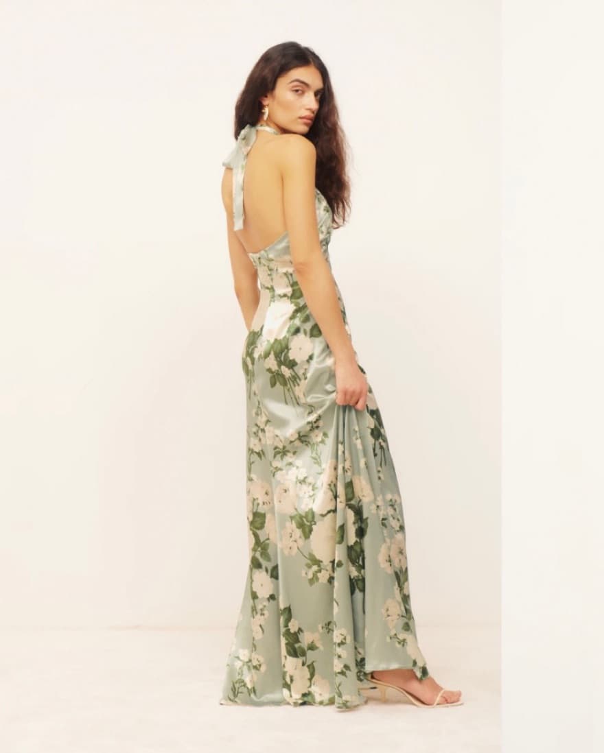 Reformation Silk Dress - Image 3