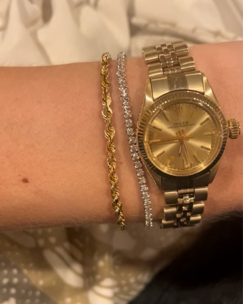 Mini Diamond Tennis Bracelet Enternity  - Image 2
