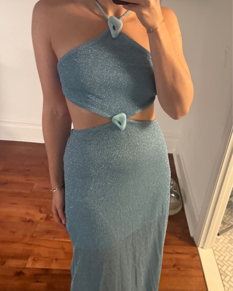 Baobab Blue Shimmer Dress  - Image 3