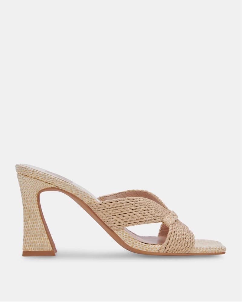 Dolce Vita Raffia Heels - Image 3