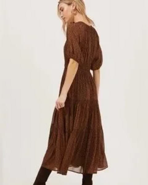 Boho Chic Tiered Midi Dress - Image 2