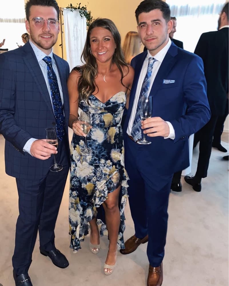 Amanda Uprichard Blue High Low Dress  - Image 3