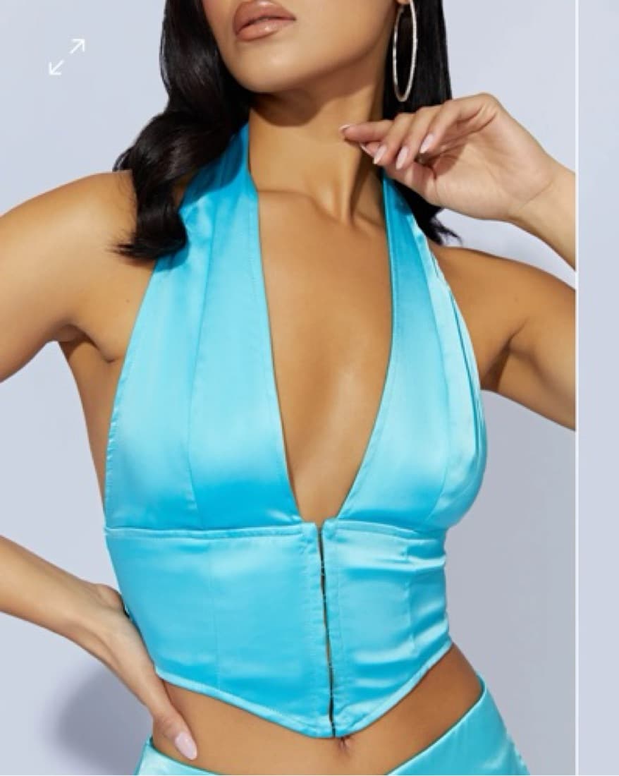 Meshki Skirt Set Teal Blue  - Image 3