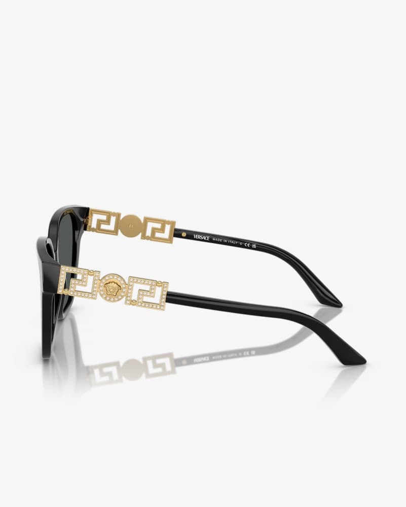 Chic Versace Sunglasses with Gold Accents - Image 4