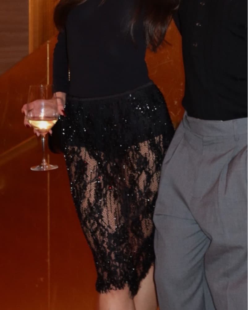 Mango Beaded Lace Skirt - Image 4