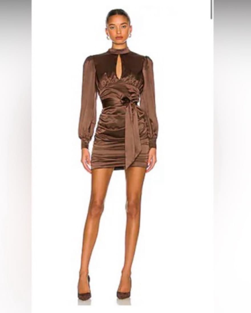 Majorelle Brown Dress - Image 1