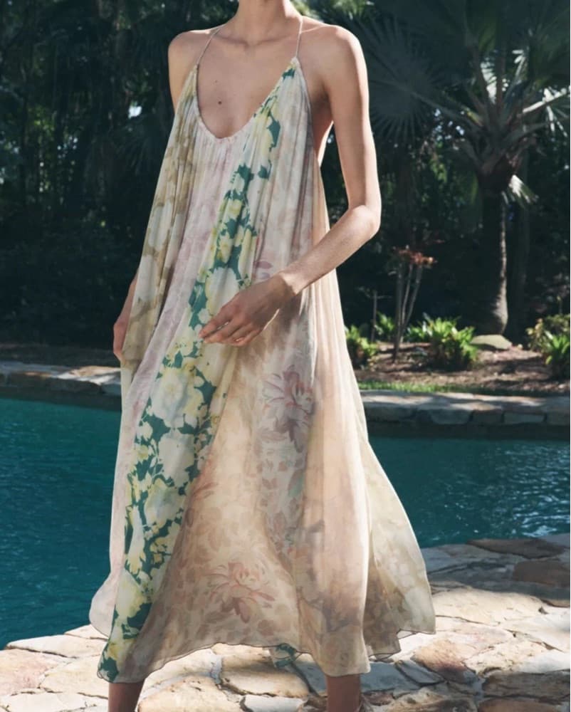 ZARA ZW Collection Floral Dress - Image 1