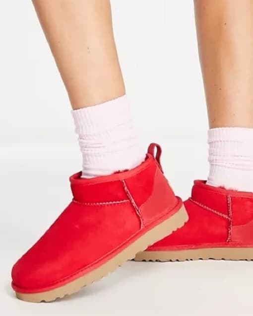 Ugg Red Mini Size 8 - Image 1