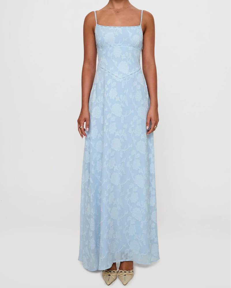 Princess Polly Blue Long Dress - Image 4