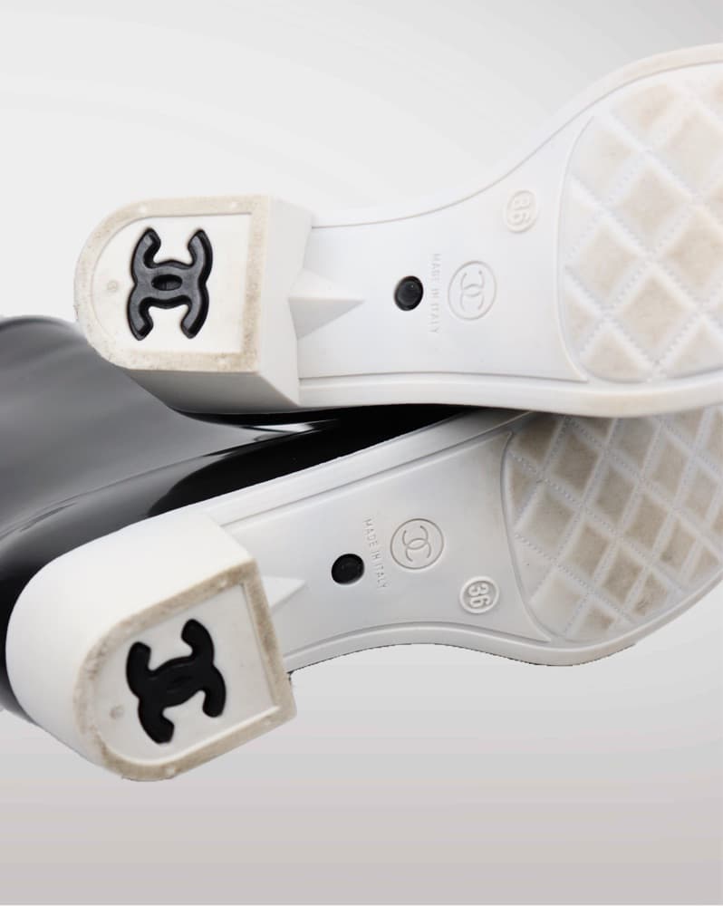 Chanel 'CC' Rain Boots | EU36 - Image 5