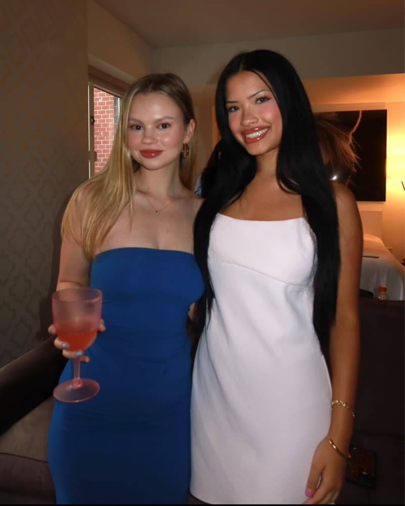 SKIMS Blue Tube Dress - Image 1