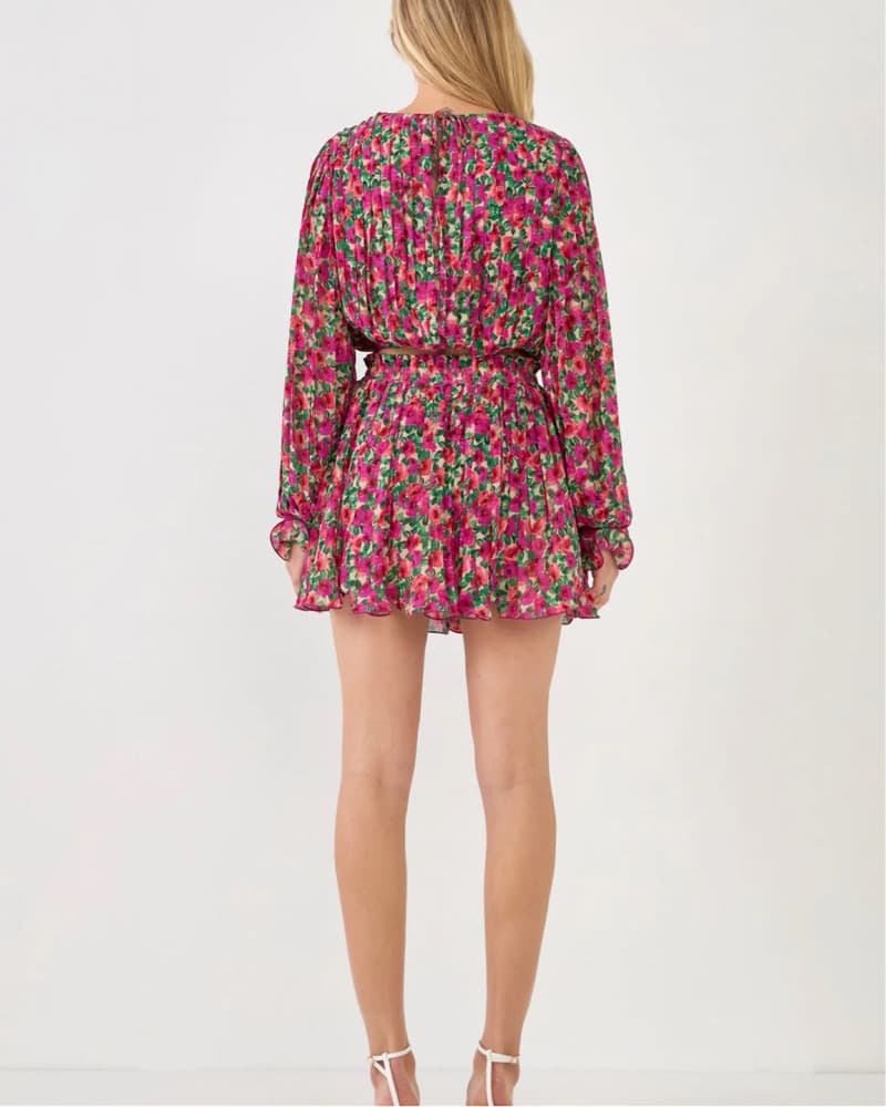 Endless Rose Floral Pleated Set - Image 2