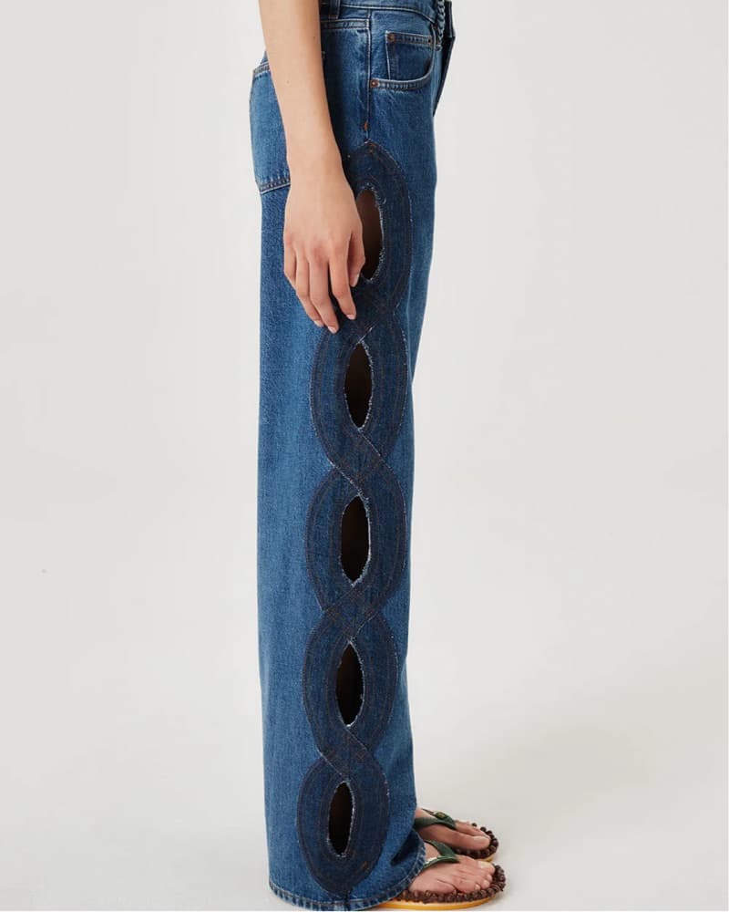 Tresse Jeans with Braid Opening - Image 5