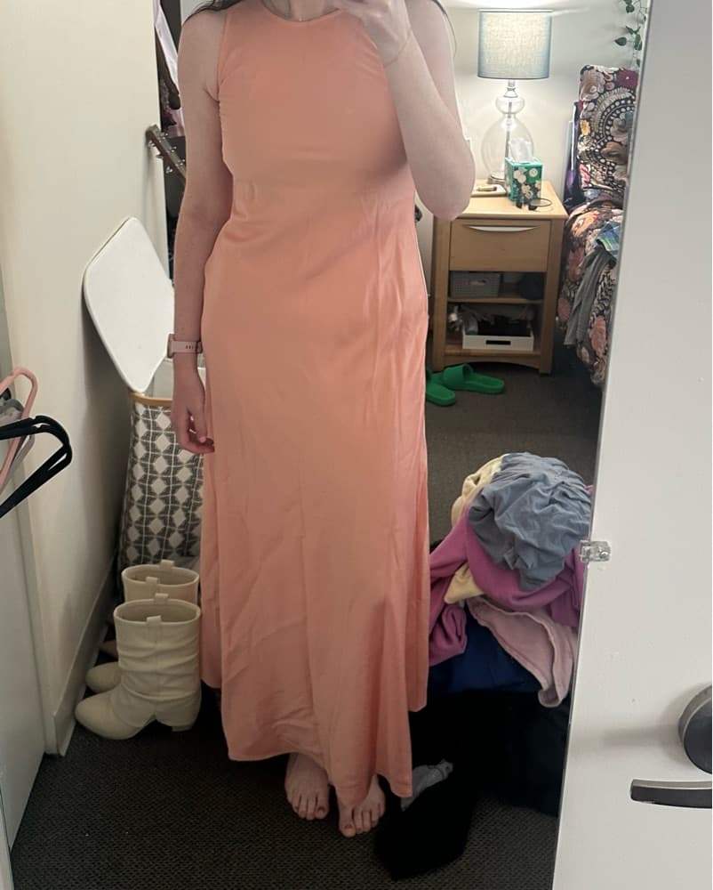 Steve Madden Peach Dress - Image 1
