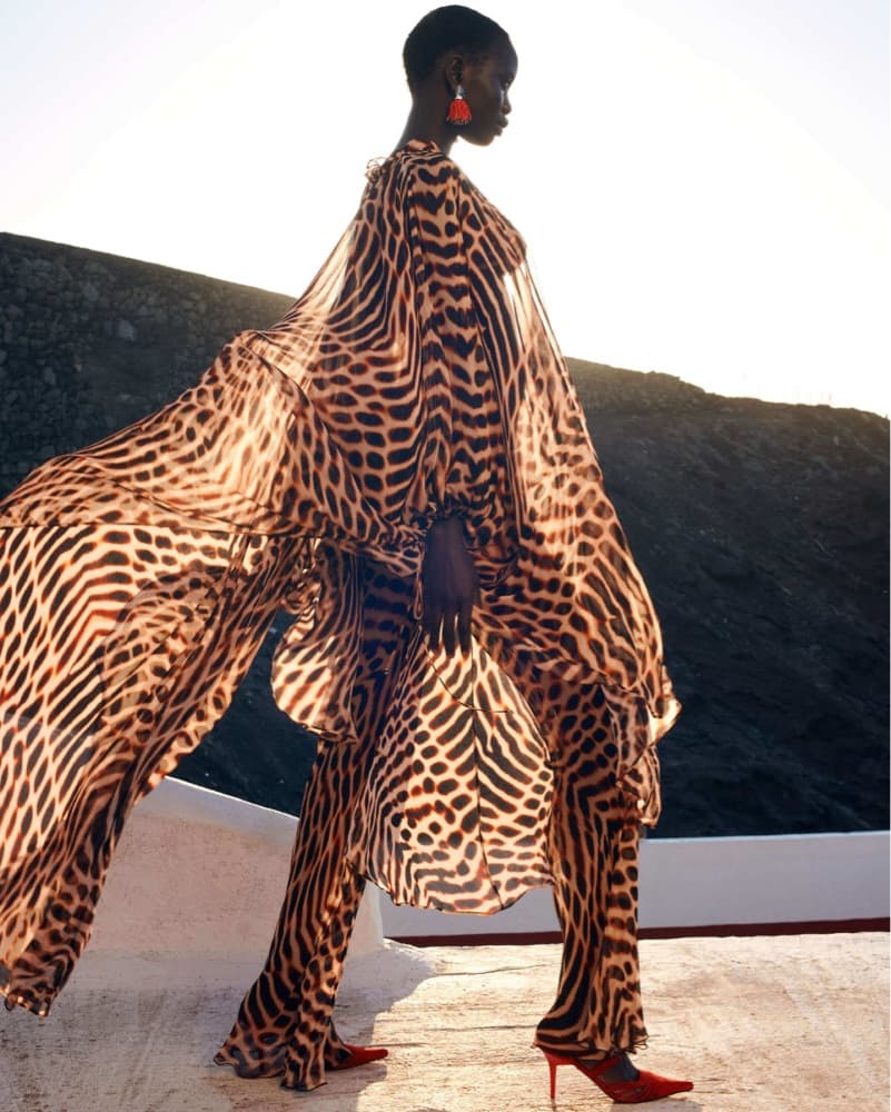 Rat & Boa Kimono Leopard Print  - Image 5