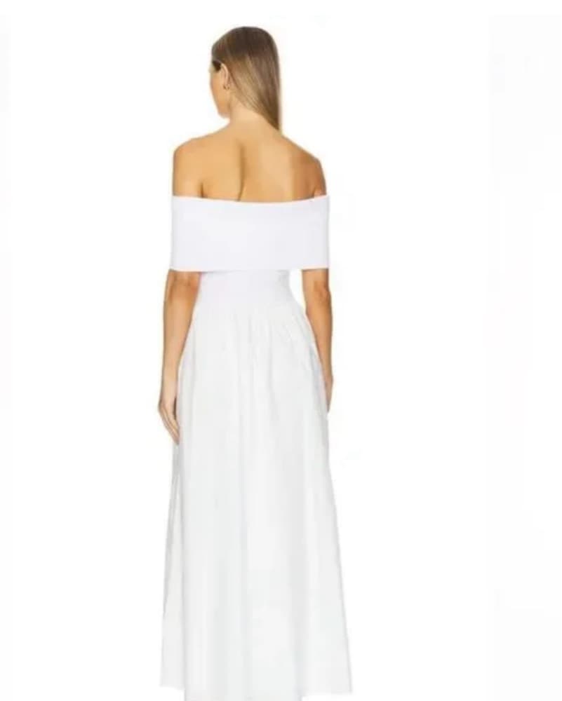 Maxi Line And Dot Knit Dress - Image 4