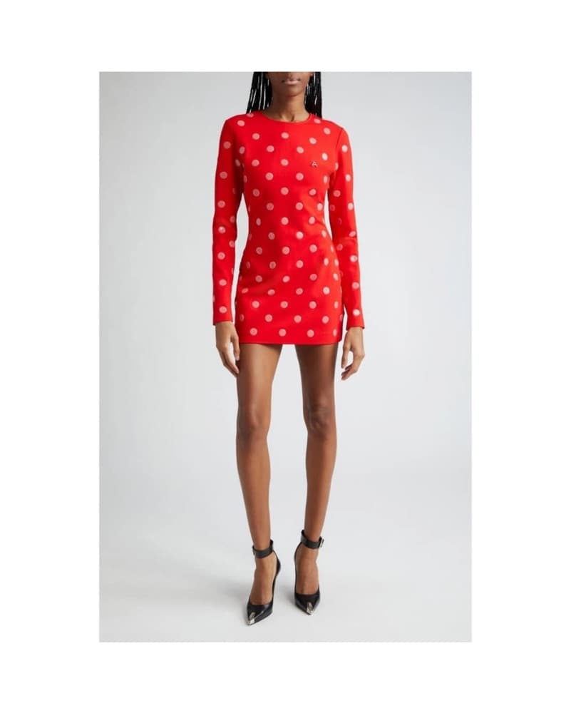 Area Bold and Vibrant Polka Dot Dress - Image 4