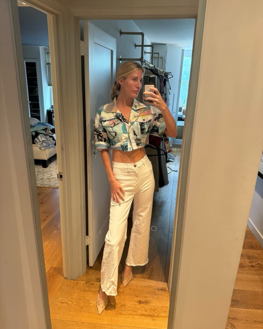 Zimmermann Cropped Safari Shirt - Image 2