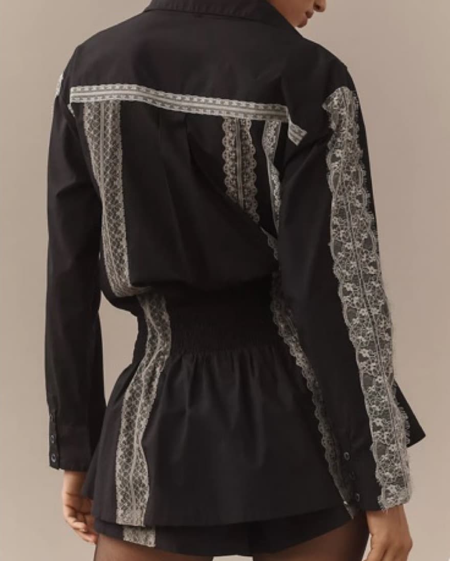 Anthropologie Long-Sleeve Skirty Romper - Image 2