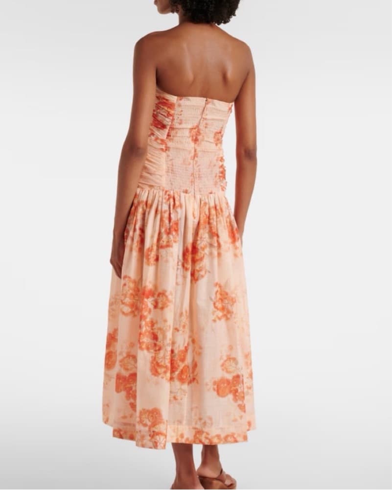 ZIMMERMANN CASCADIAN FLORAL MIDI DRESS - Image 3