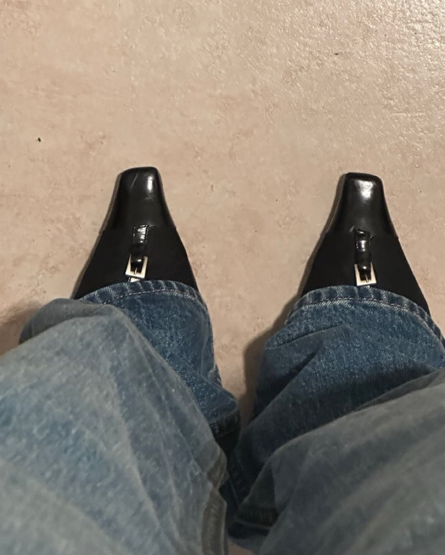 Vintage Prada Kitten Heels - Image 3