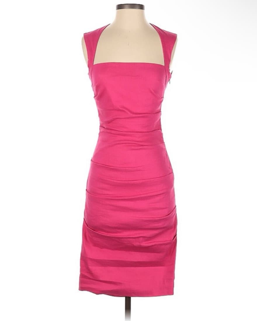 Hot Pink Dress - Image 1