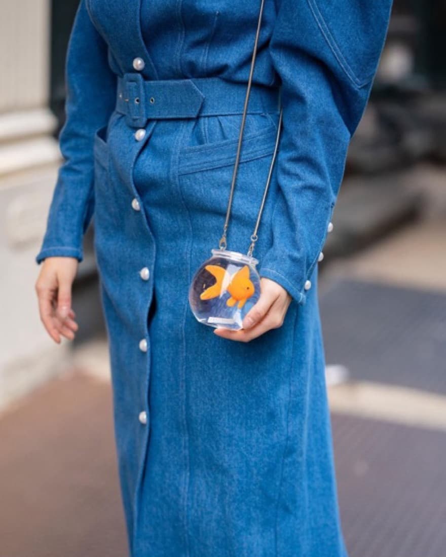 Batsheva Denim Belted Dress - Image 4