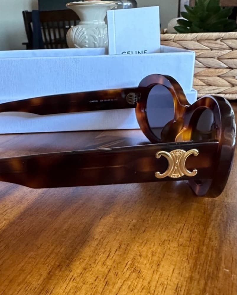 Celine Triomphe Oval Sunglasses  - Image 5