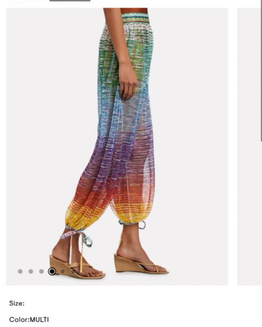 Missoni Open Beach Pants - Image 3