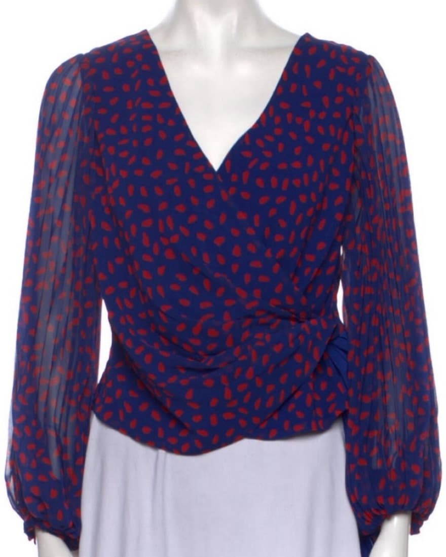 Self Portrait Top Shirt Blouse Sz 2 - Image 1