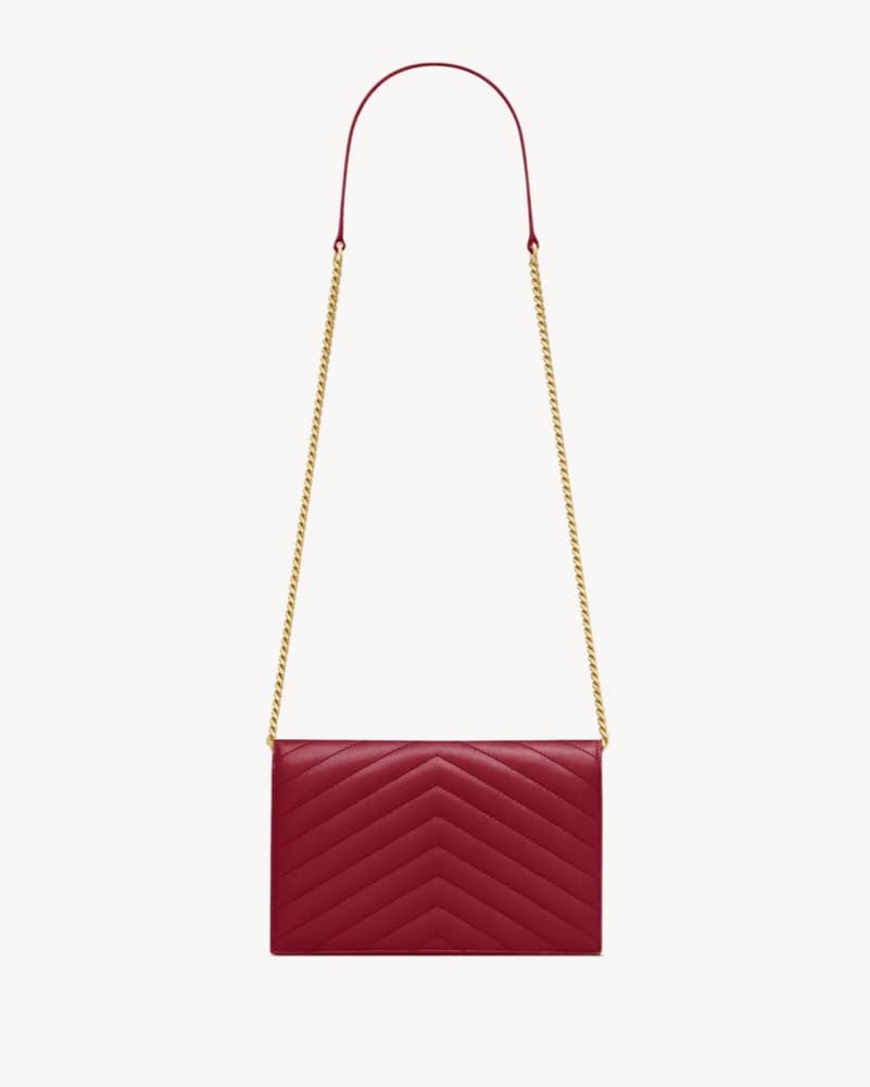 Red YSL Small Purse - Cassandre Model - Image 3