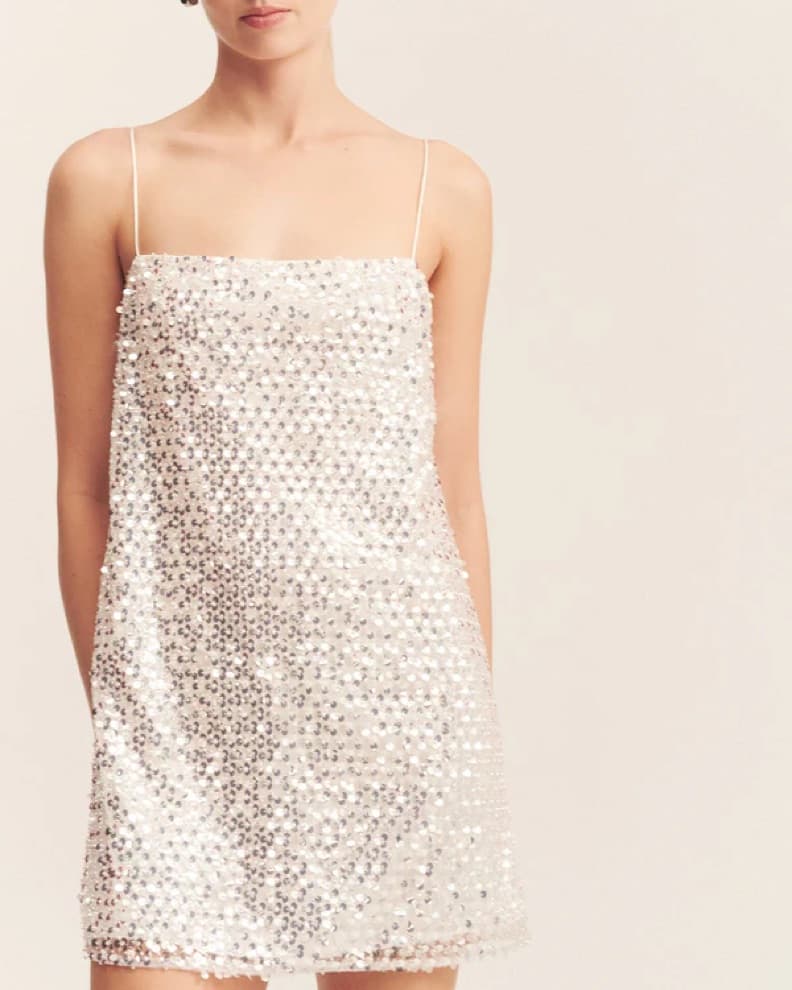 Shona Joy Sparkling Sequin Slip Dress - Image 2