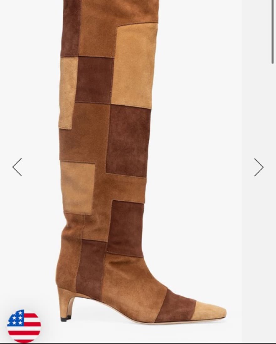 Staud Patchwork Boots - Image 1