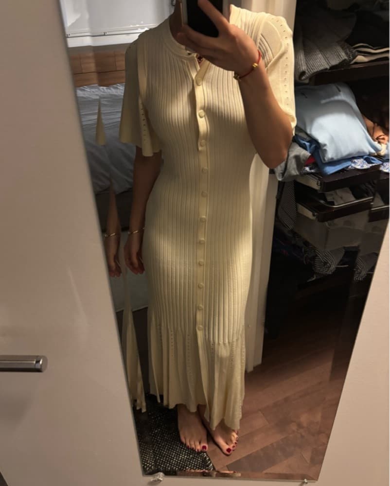 Sandro Midi Dress - Image 6