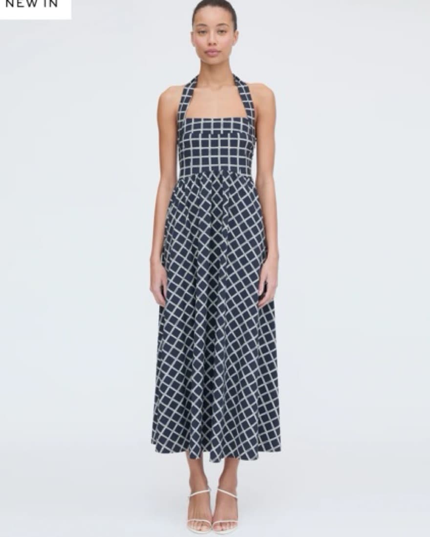 Hill House Fleur Halter Dress - Image 1