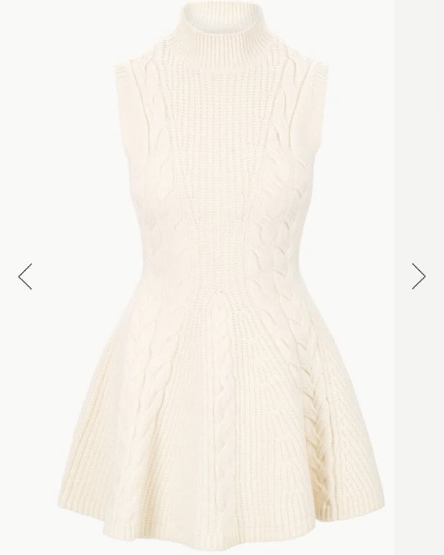Staud Charade Dress Ivory - Image 5
