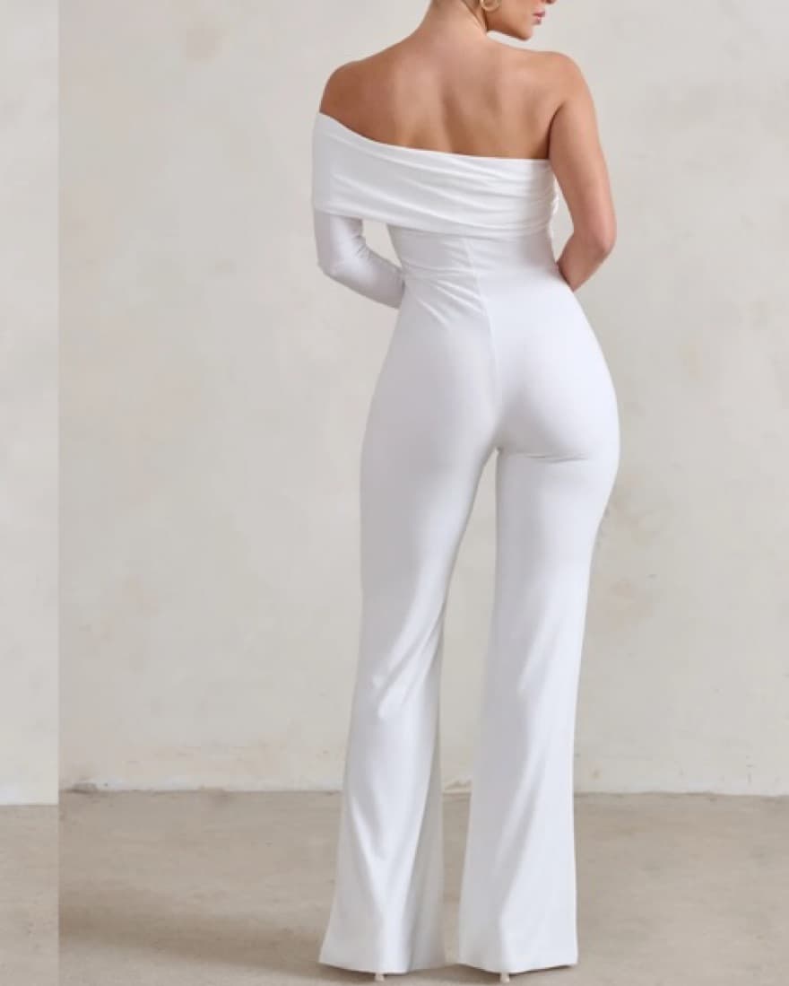 Club L White Jumpsuit - Image 6