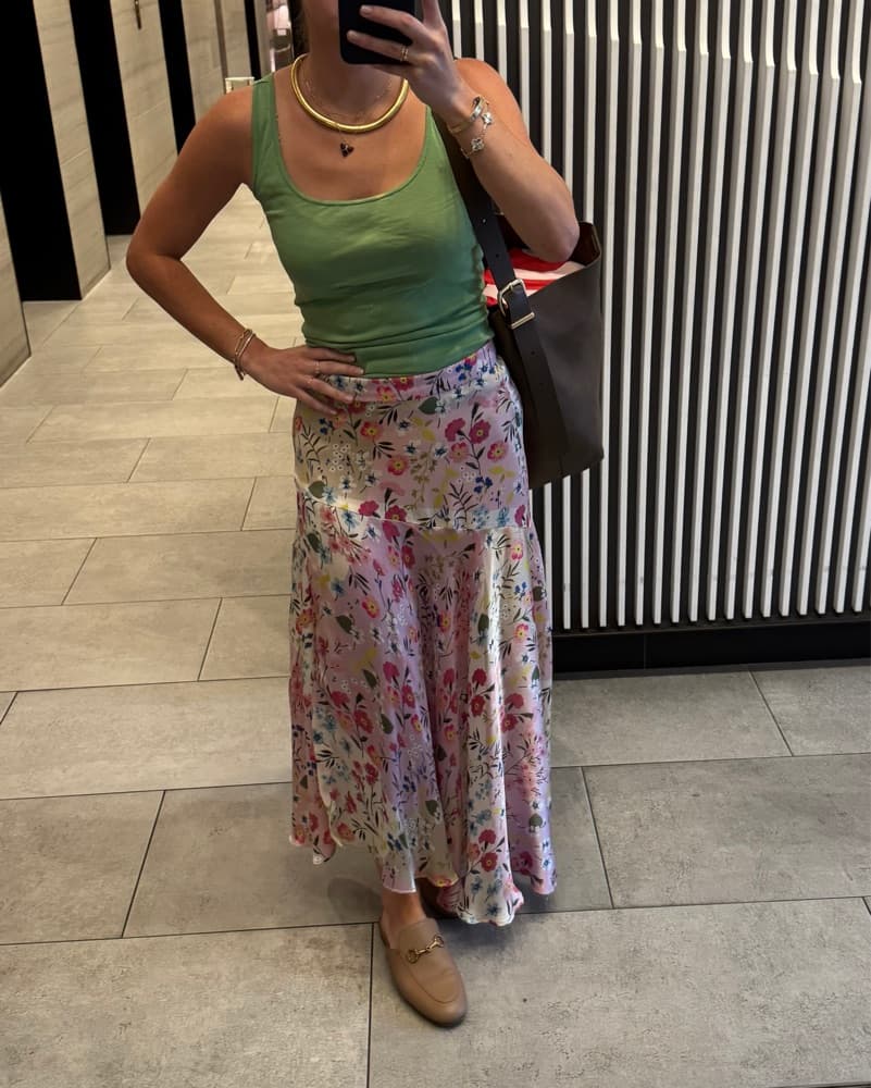 Zara Floral Skirt - Image 1