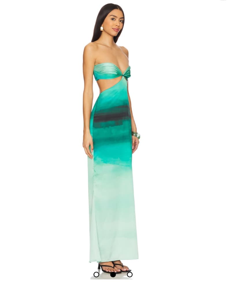 Baobab Riri Dress in Evergreen - Image 2