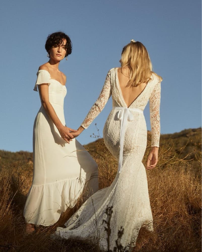Reformation Butterfly Dress - Image 3