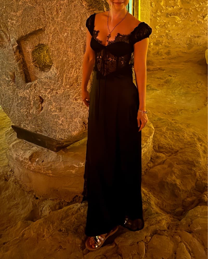 Black Lace For Love And Lemons Dress - Image 3